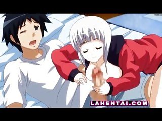 Hentai Teenie Gives Hand In Her Sleep