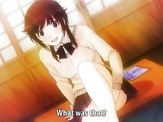 Anime foot fetish scene, nail clipping