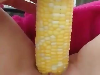 Corn in the pussy