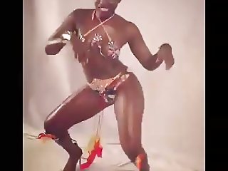 Ebony Belly Dancer