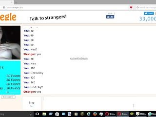 Chubby Teen Plays My Omegle Game