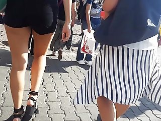 Turkish Young girl shorts and ass